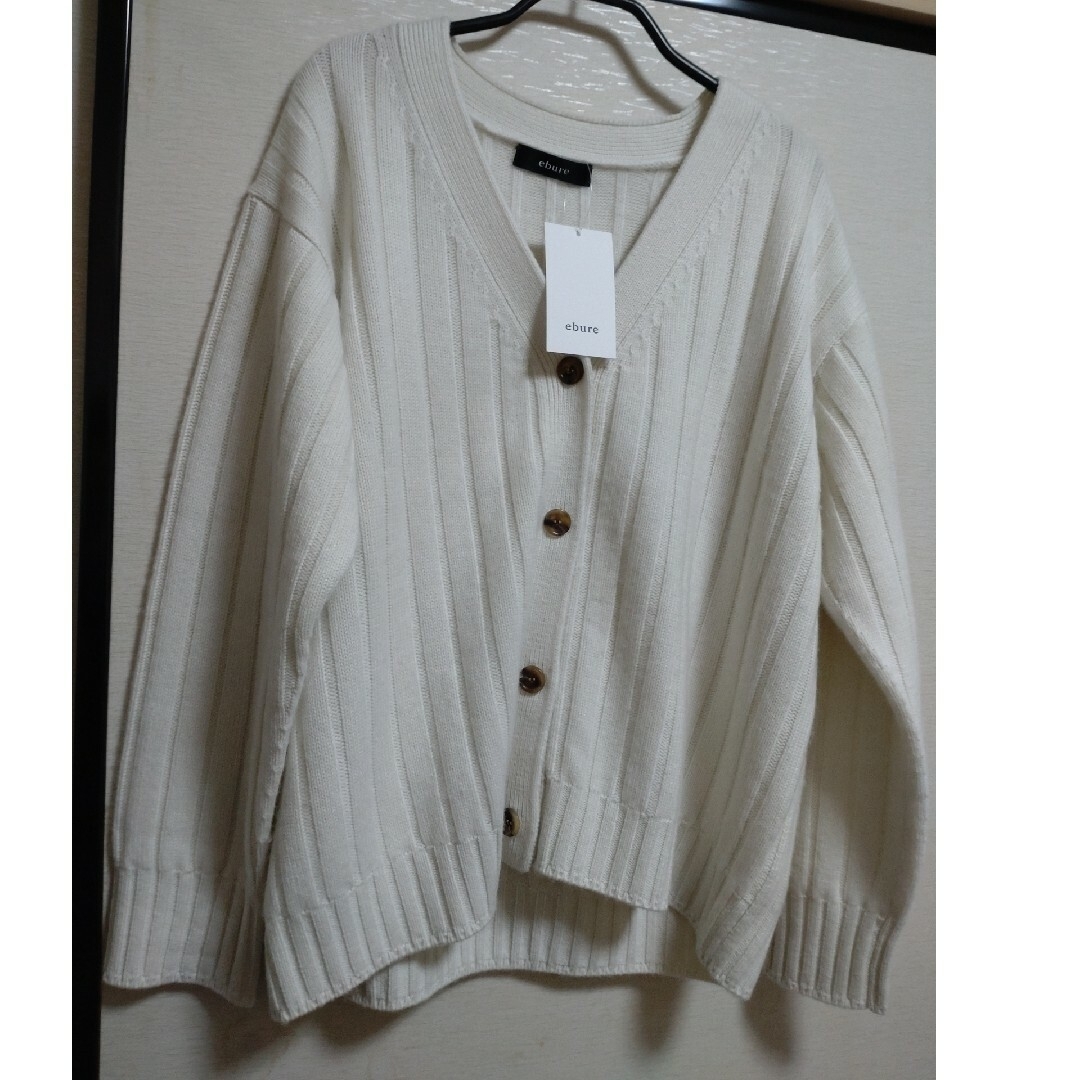 ebure - エブール カシミヤカーディガンの通販 by こち's shop ebure - エブール カシミヤカーディガンの通販 by こち's shop