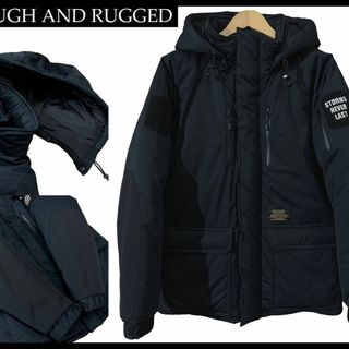 ラフアンドラゲッド(ROUGH AND RUGGED)の美品 ラフアンドラゲッド NO.7 ハイパフォーマンス ダウン ジャケット M(ブルゾン)