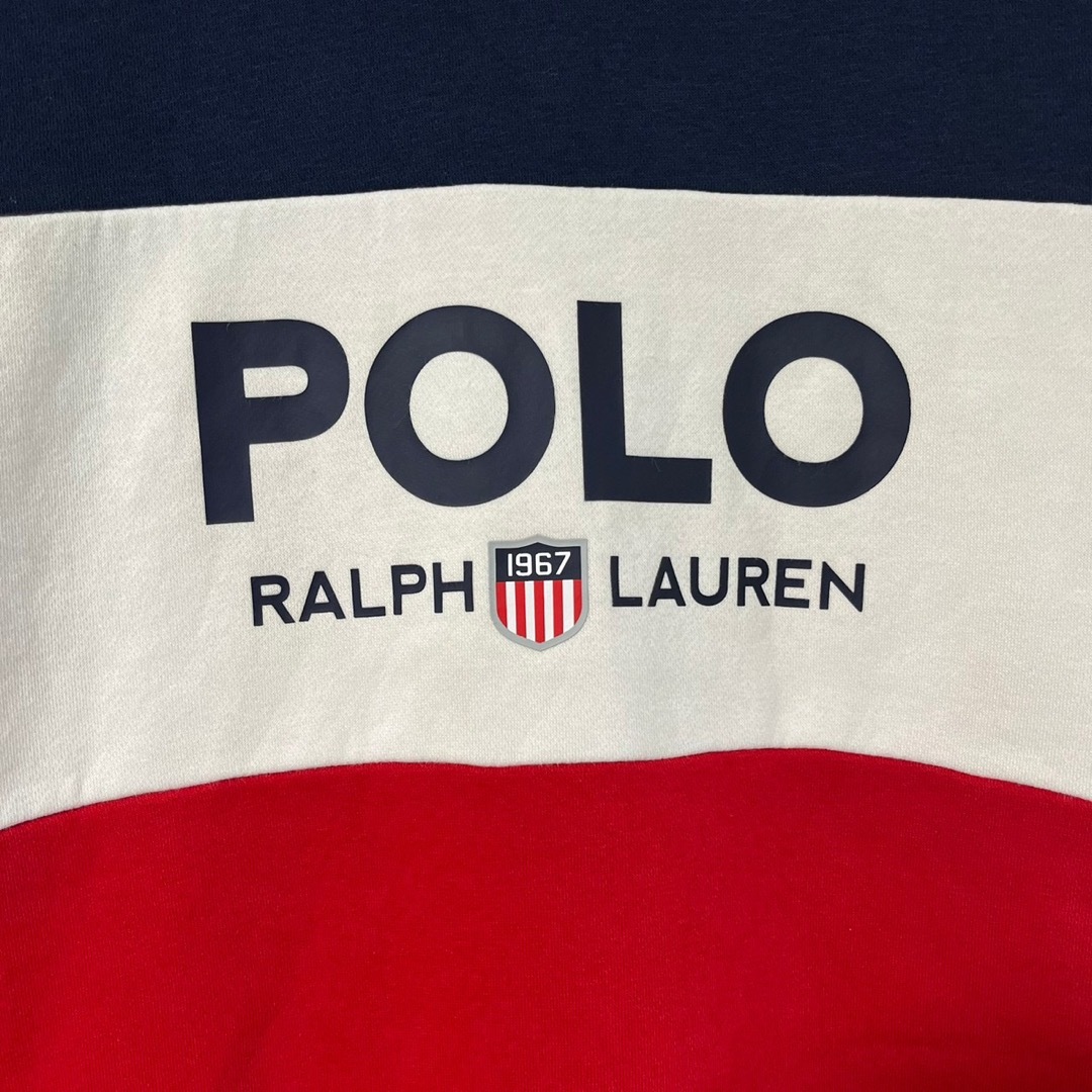Ralph Lauren(ラルフローレン)のRalph Lauren ラルフローレン スウェット センターロゴ ボーダー メンズのトップス(スウェット)の商品写真