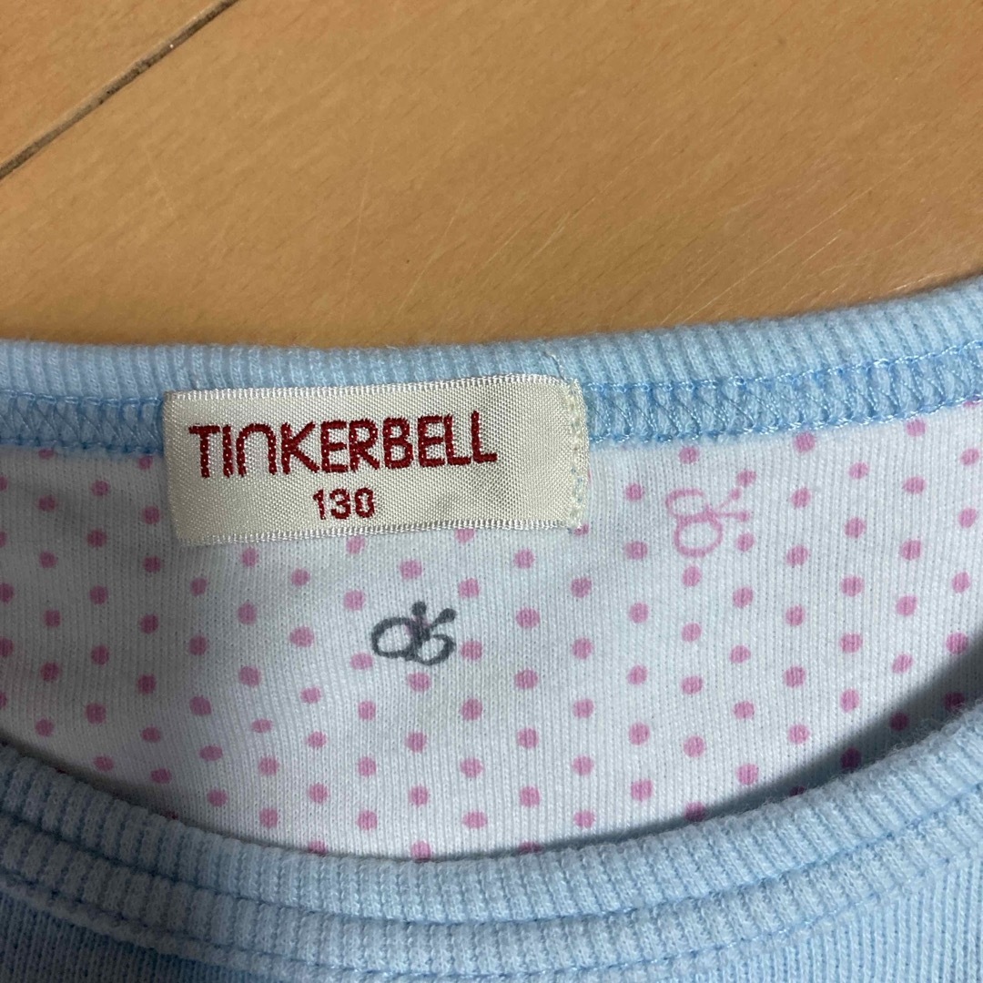 TINKERBELL(ティンカーベル)の130センチ　ティンカーベルトレーナー キッズ/ベビー/マタニティのキッズ服女の子用(90cm~)(Tシャツ/カットソー)の商品写真