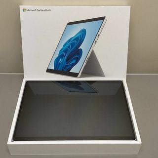 美品 Surface Pro 8 プラチナ キーボード付 オフィス無(タブレット)