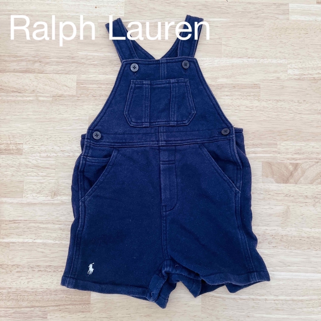 Ralph Lauren(ラルフローレン)のRalph Lauren/サロペット/80cm キッズ/ベビー/マタニティのベビー服(~85cm)(ロンパース)の商品写真