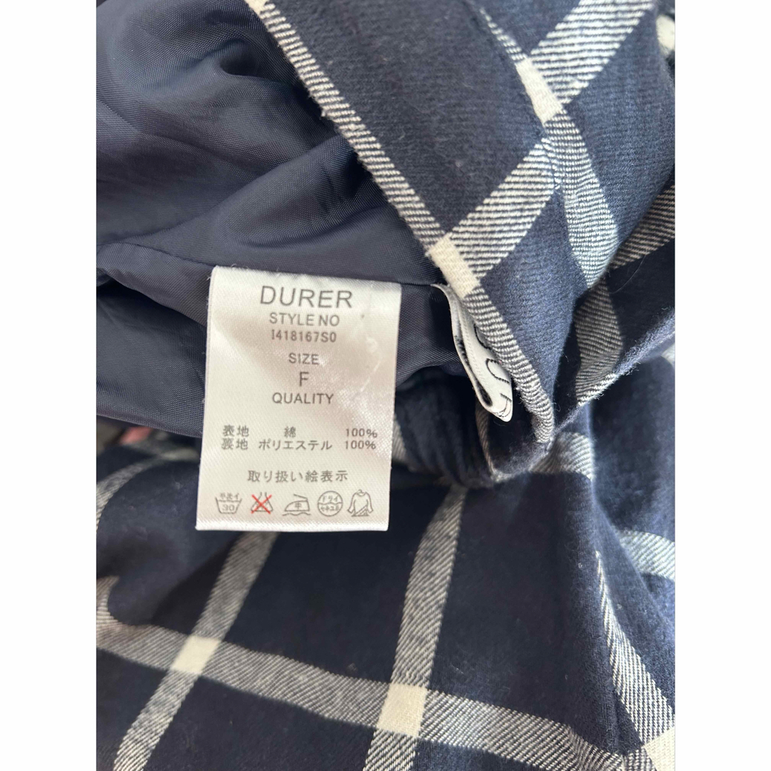 Durer(デュレル)の腰巻き チェックスカート 大人かわいい レディースのスカート(ロングスカート)の商品写真