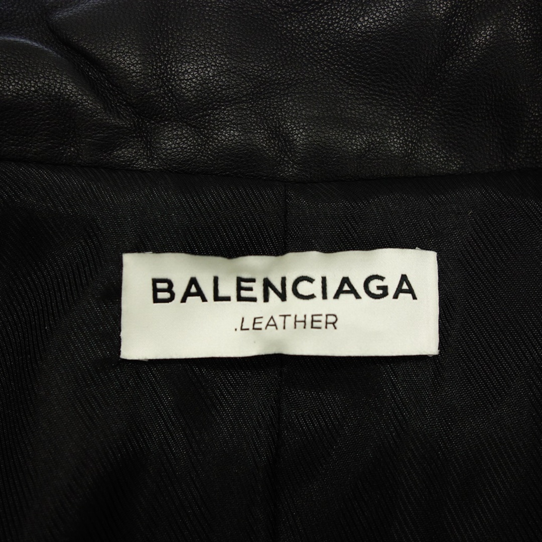 Balenciaga(バレンシアガ)のバレンシアガ レザージャケット ジップアップ 342695【AFG1】 レディースのジャケット/アウター(ライダースジャケット)の商品写真