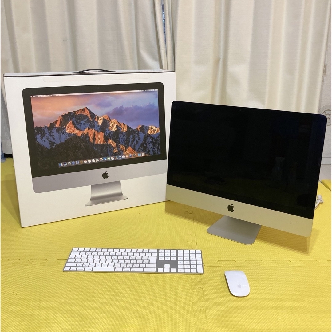 iMac Retina4K 21.5inch 2017 キーボード・マウス付スマホ/家電/カメラ