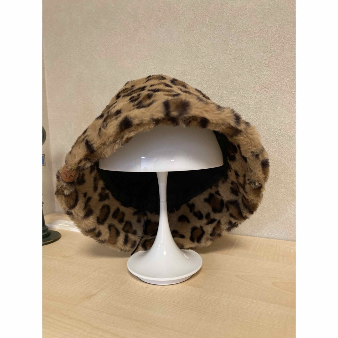 レオパ柄 バケットハット♫ ふわふわ もふもふ 秋冬物人気のフェイクファー！ レディースの帽子(ハット)の商品写真