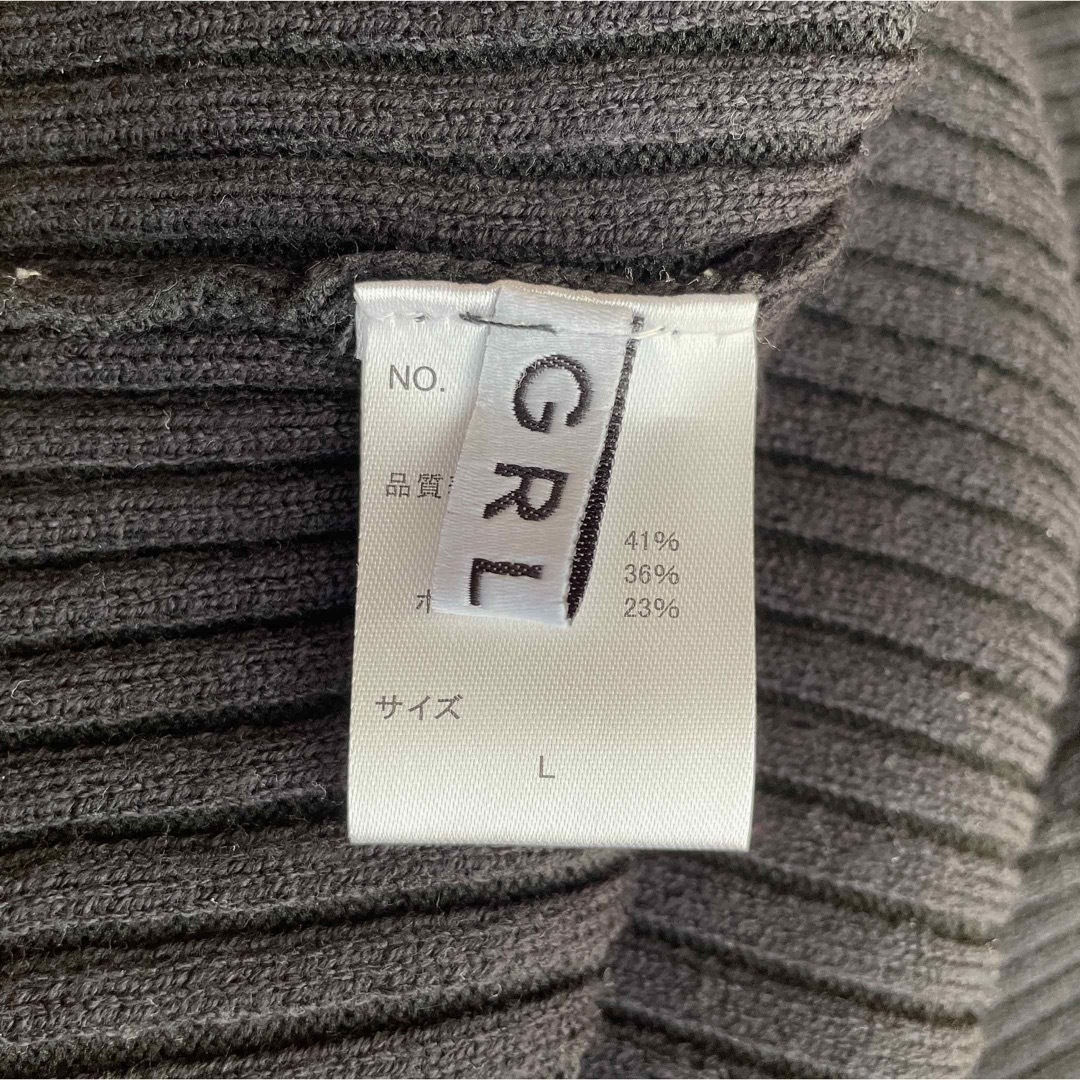 GRL(グレイル)のGRL モックネックフレアスリーブリブニットトップス レディースのトップス(ニット/セーター)の商品写真