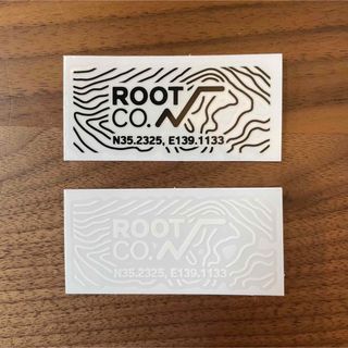 ルート(ROOT CO.)の新品 ROOT CO. ステッカー 白黒2枚セット(その他)