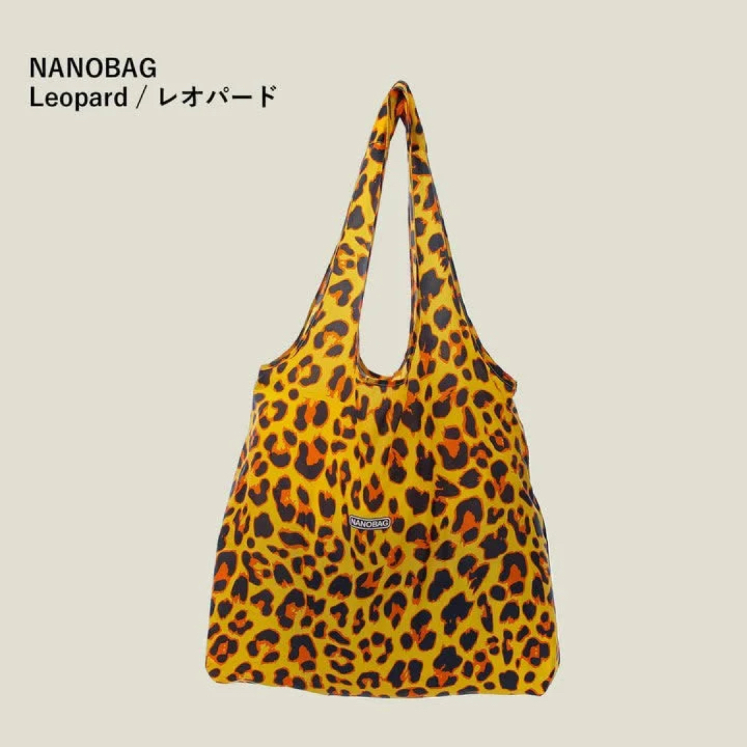 新品 NANOBAG Classic レオパード ヒョウ柄 レディースのバッグ(エコバッグ)の商品写真