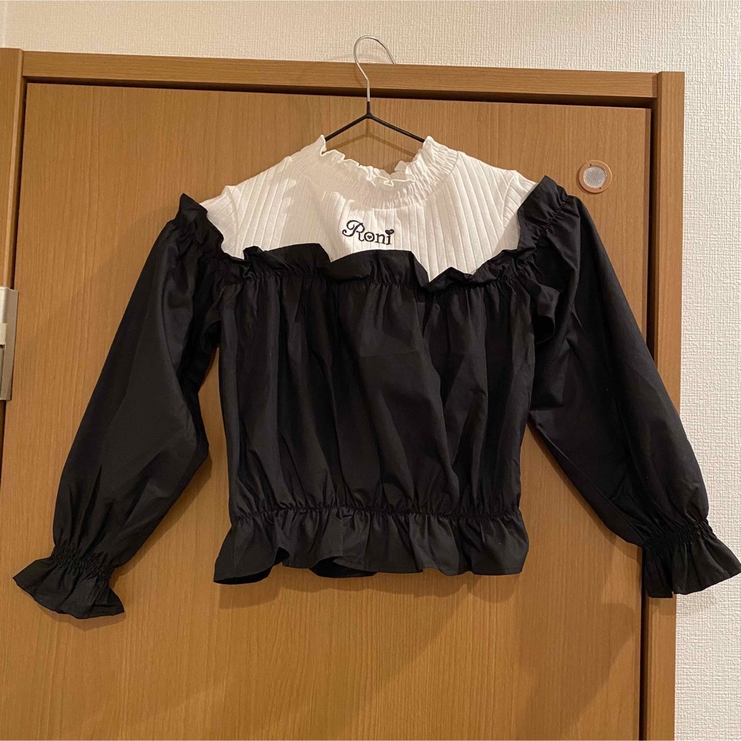 RONI(ロニィ)のroni シフォンシャツ  115センチ キッズ/ベビー/マタニティのキッズ服女の子用(90cm~)(Tシャツ/カットソー)の商品写真