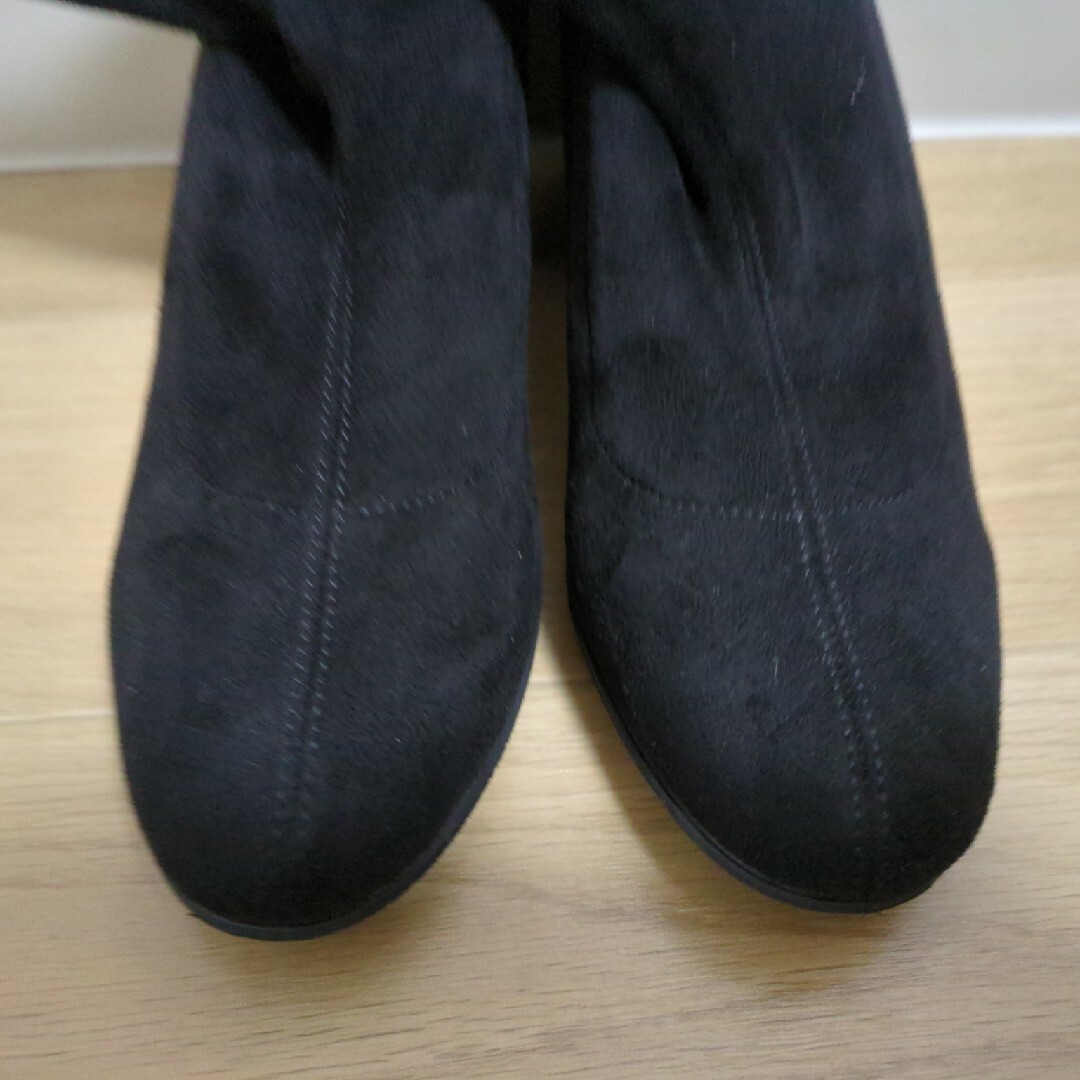 UNIQLO(ユニクロ)のUNIQLO　ストレッチショートブーツ　ブラック系 レディースの靴/シューズ(ブーツ)の商品写真