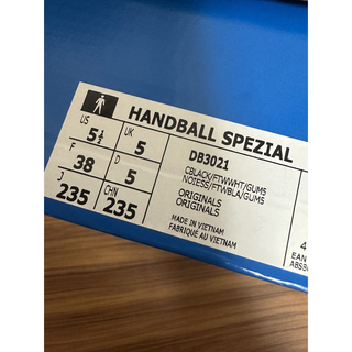 adidas Handball Spezial ブラック DB3021 23.5