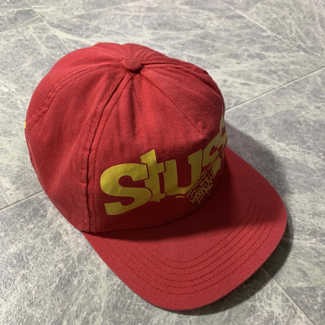 STUSSY(ステューシー)のold stussy 90's MADE IN USA ROCK ON CAP メンズの帽子(キャップ)の商品写真