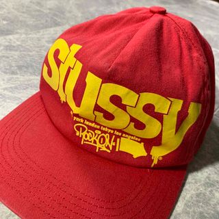 ステューシー(STUSSY)のold stussy 90's MADE IN USA ROCK ON CAP(キャップ)