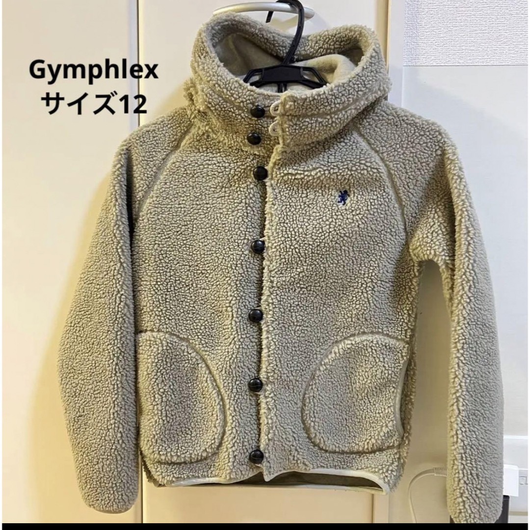 ジムフレックス Gymphlex くるみボタン フードボアジャケット　12 | フリマアプリ ラクマ