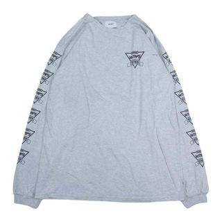 ダブルタップス(W)taps)のWTAPS ダブルタップス カットソー 18ss LIMITS GENUINE LS TEE 長袖 Tシャツ グレー グレー系 X02【中古】(シャツ)