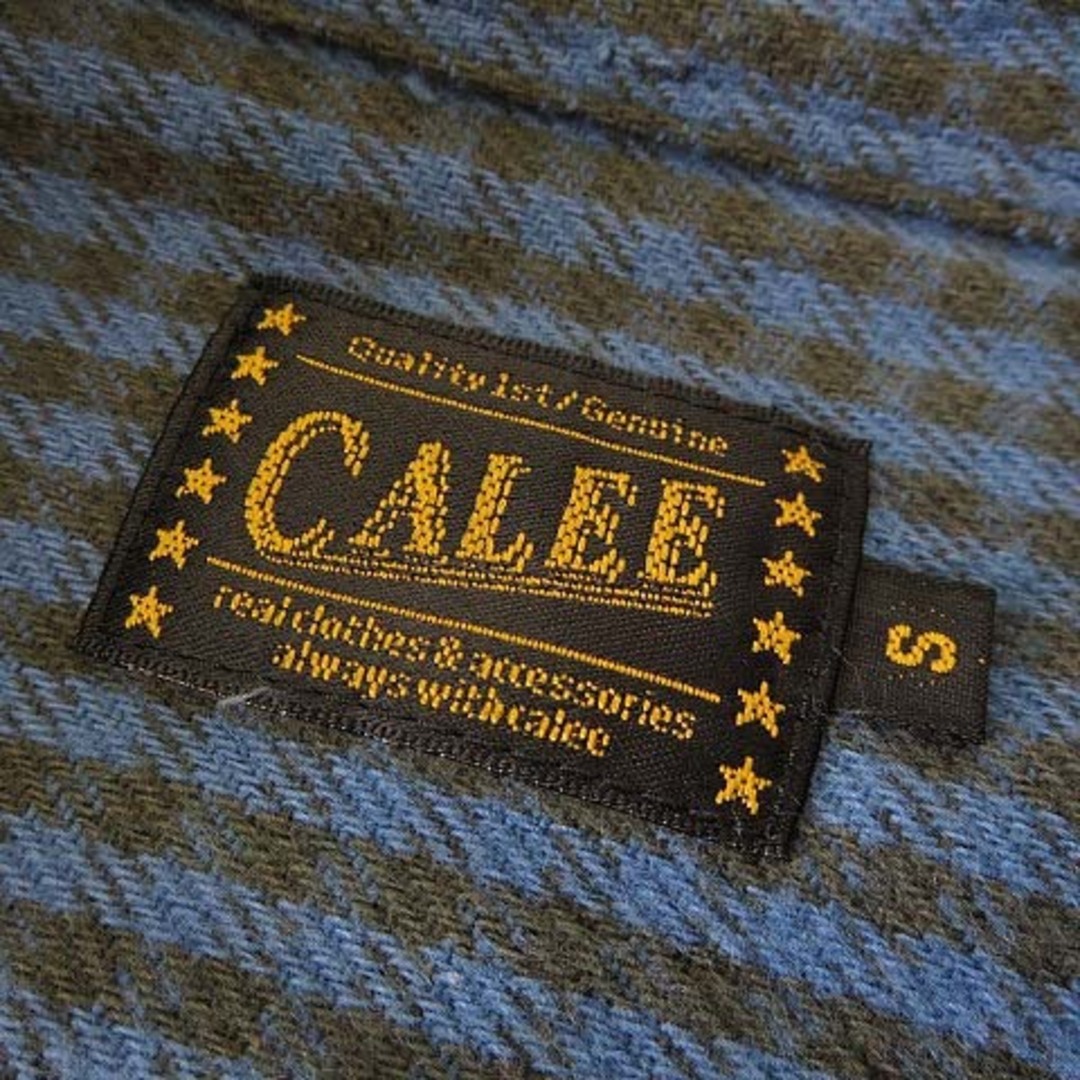 CALEE(キャリー)のキャリー CALEE 日本製 シャツ ネルシャツ チェック ロゴ 長袖 S メンズのトップス(シャツ)の商品写真