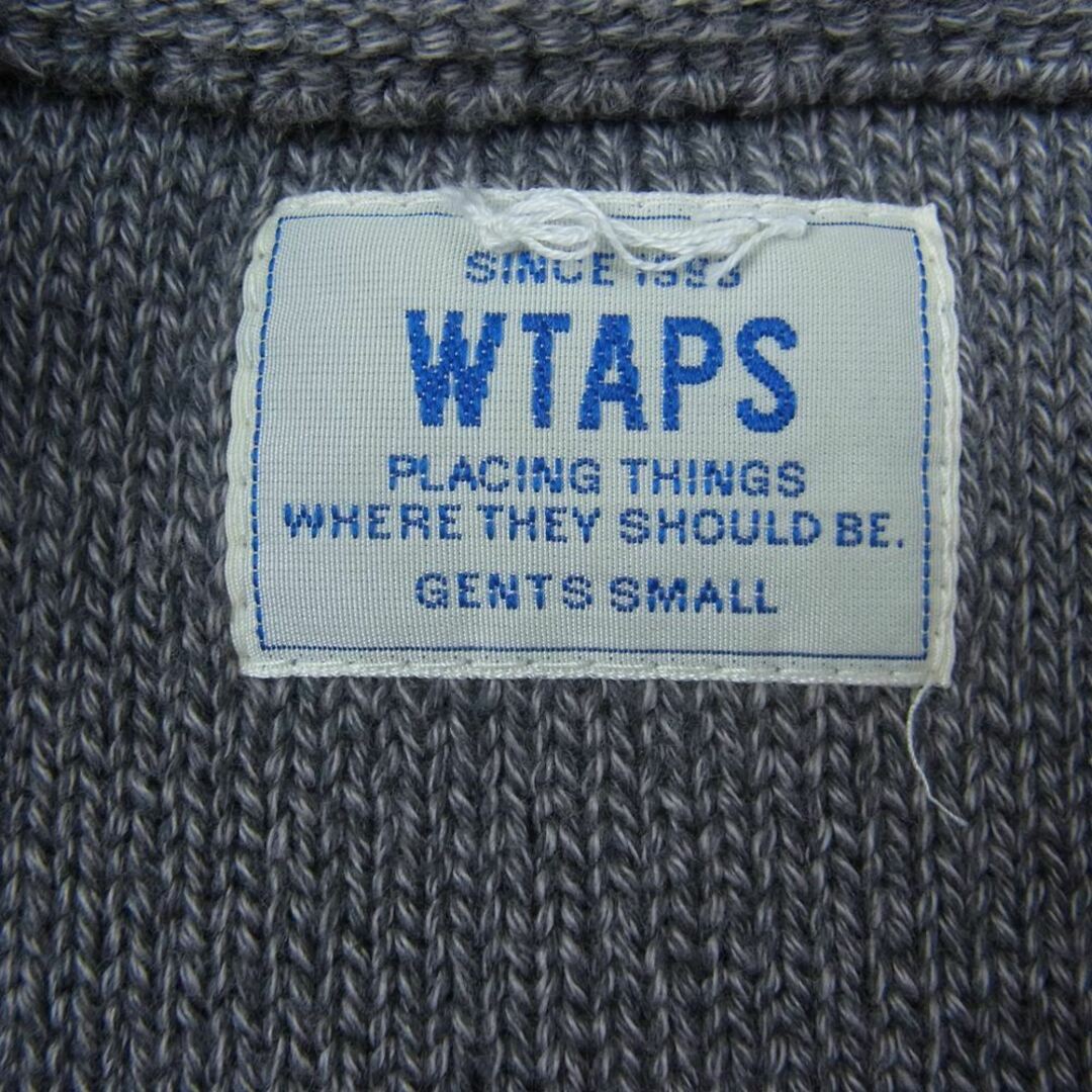 W)taps(ダブルタップス)のWTAPS ダブルタップス ニット 141MADT-KNM01 AVANT SWEATER アバント コットン ニット セーター チャコール系 S【中古】 メンズのトップス(ニット/セーター)の商品写真