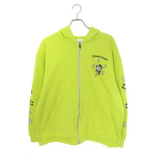 クロムハーツ(Chrome Hearts)のクロムハーツ  HRDWR GRN HD ZIP MATTY BOYバックプリントジップアップパーカー メンズ XL(パーカー)