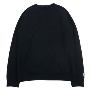 ソフネット(SOPHNET.)のSOPHNET. ソフネット スウェット 19AW SOPH-192022 ELBOW PATCH CREW NECK SWEAT エルボーパッチ クルーネック スウェット ブラック系 L【中古】(スウェット)