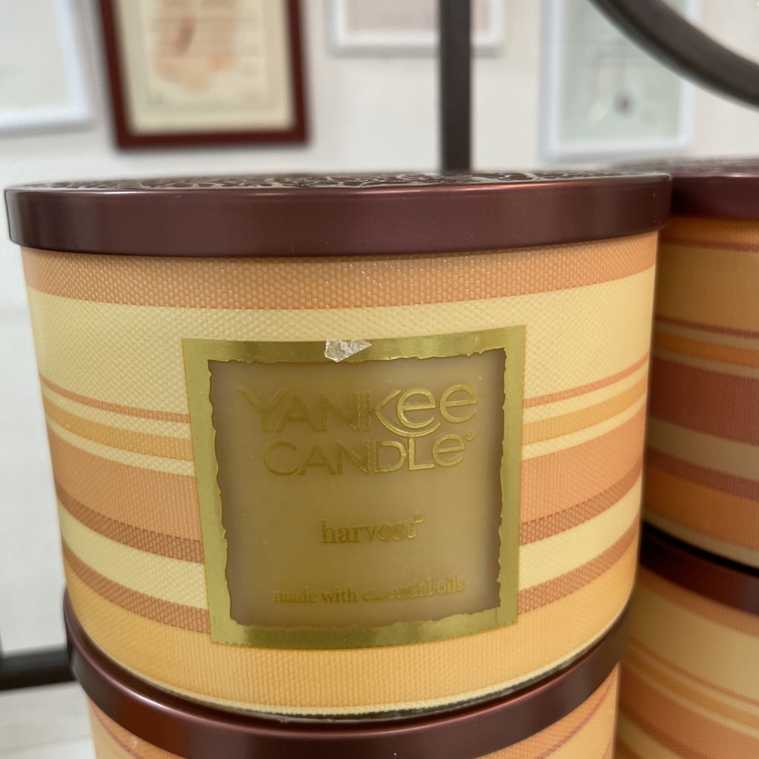 YANKee CANDLe(ヤンキーキャンドル)のYANKeeCANDLE harvest ヤンキーキャンドル ハンドメイドのインテリア/家具(アロマ/キャンドル)の商品写真