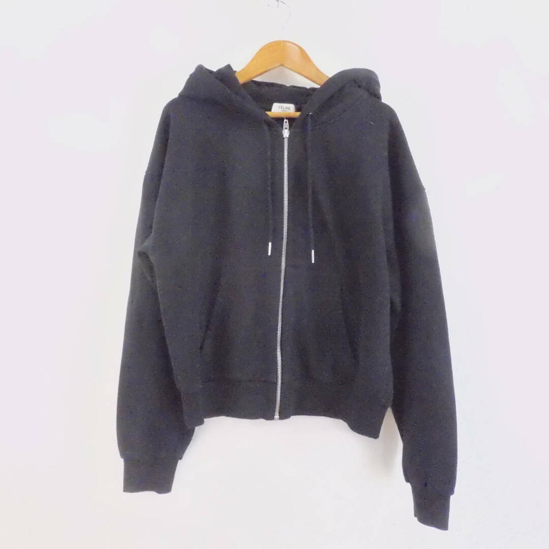 celine - 美品 CELINE セリーヌ 2Y535052H ロゴフーディー ジップ