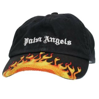 パームエンジェルス(PALM ANGELS)のパームエンジェルス  PMLB009R20224017 フレイムロゴ刺繍キャップ メンズ(キャップ)