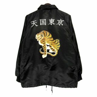 ワコマリア(WACKO MARIA)のワコマリア WACKO MARIA ■ 【 TIGER COACH JACKET 】 バック タイガー プリント ナイロン コーチ ジャケット w16388(ブルゾン)