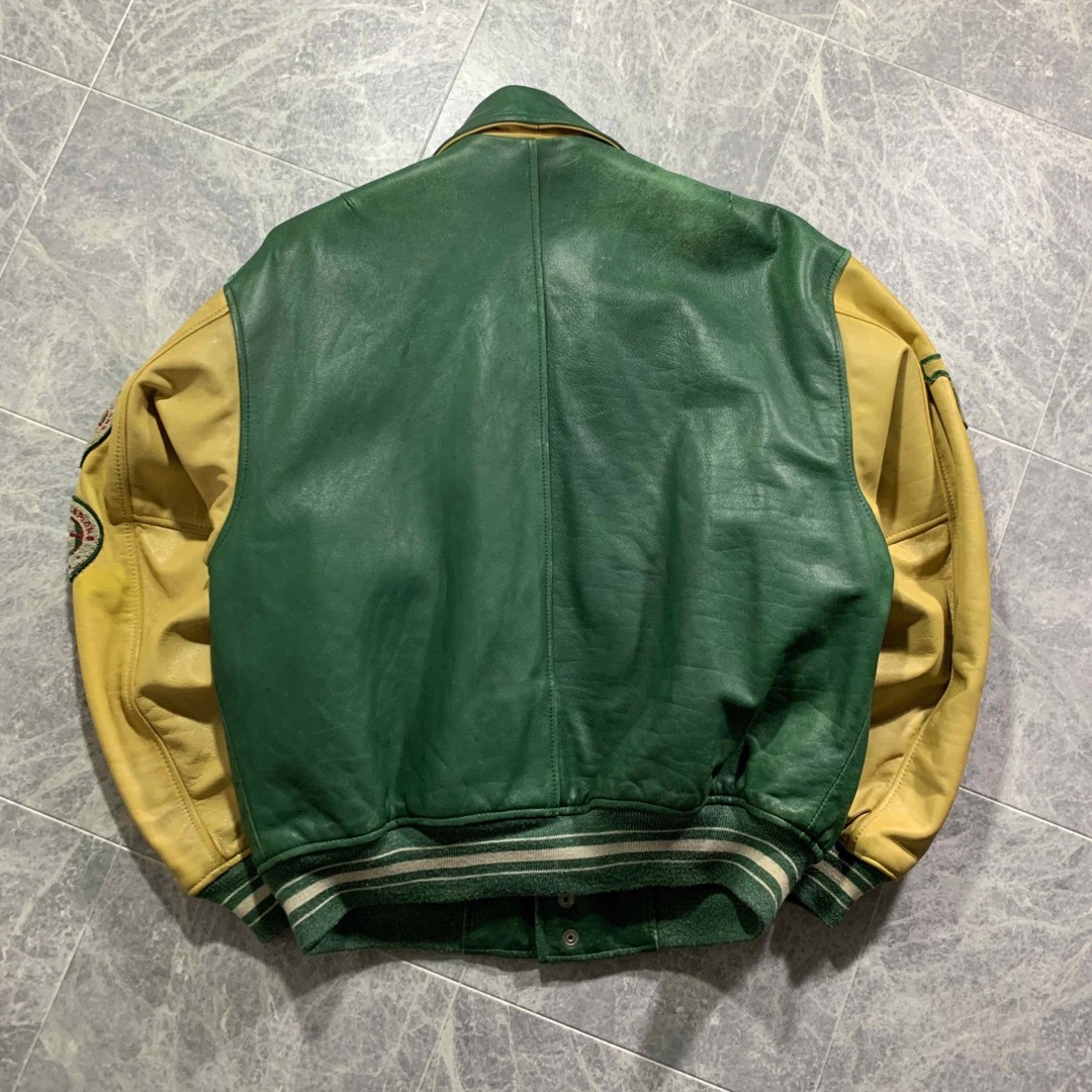 AVIREX - RARE VINTAGE AVIREX オールレザー スタジャンの通販 by