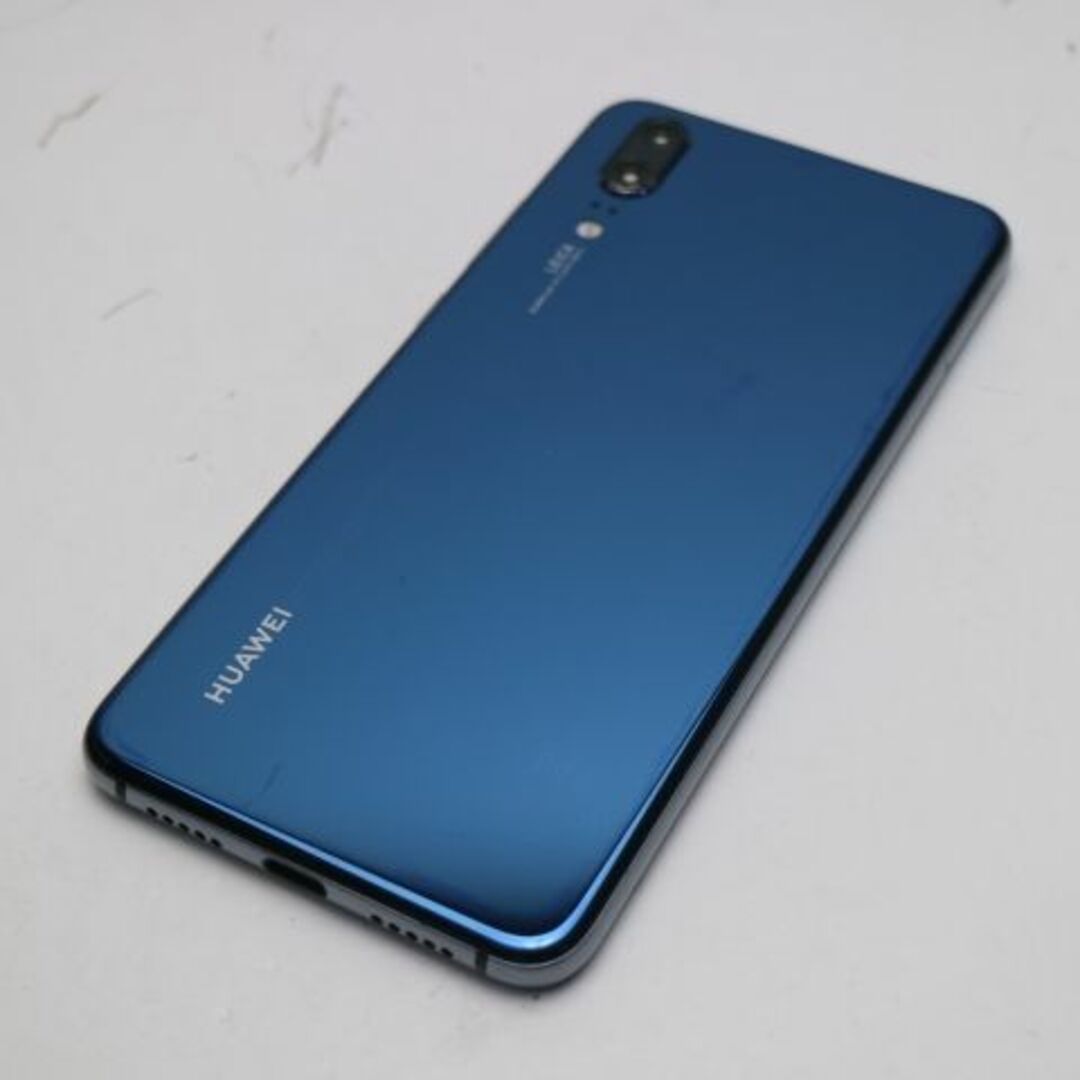 美品 HUAWEI P20 SIMフリー ミットナイトブルー 保証有 送料価格