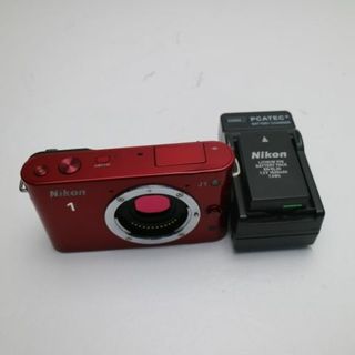 ニコン(Nikon)のNikon 1 J1 ボディ レッド  M555(ミラーレス一眼)