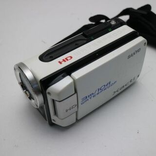 サンヨー(SANYO)の良品中古 DMX-WH1 ホワイト  M777(ビデオカメラ)