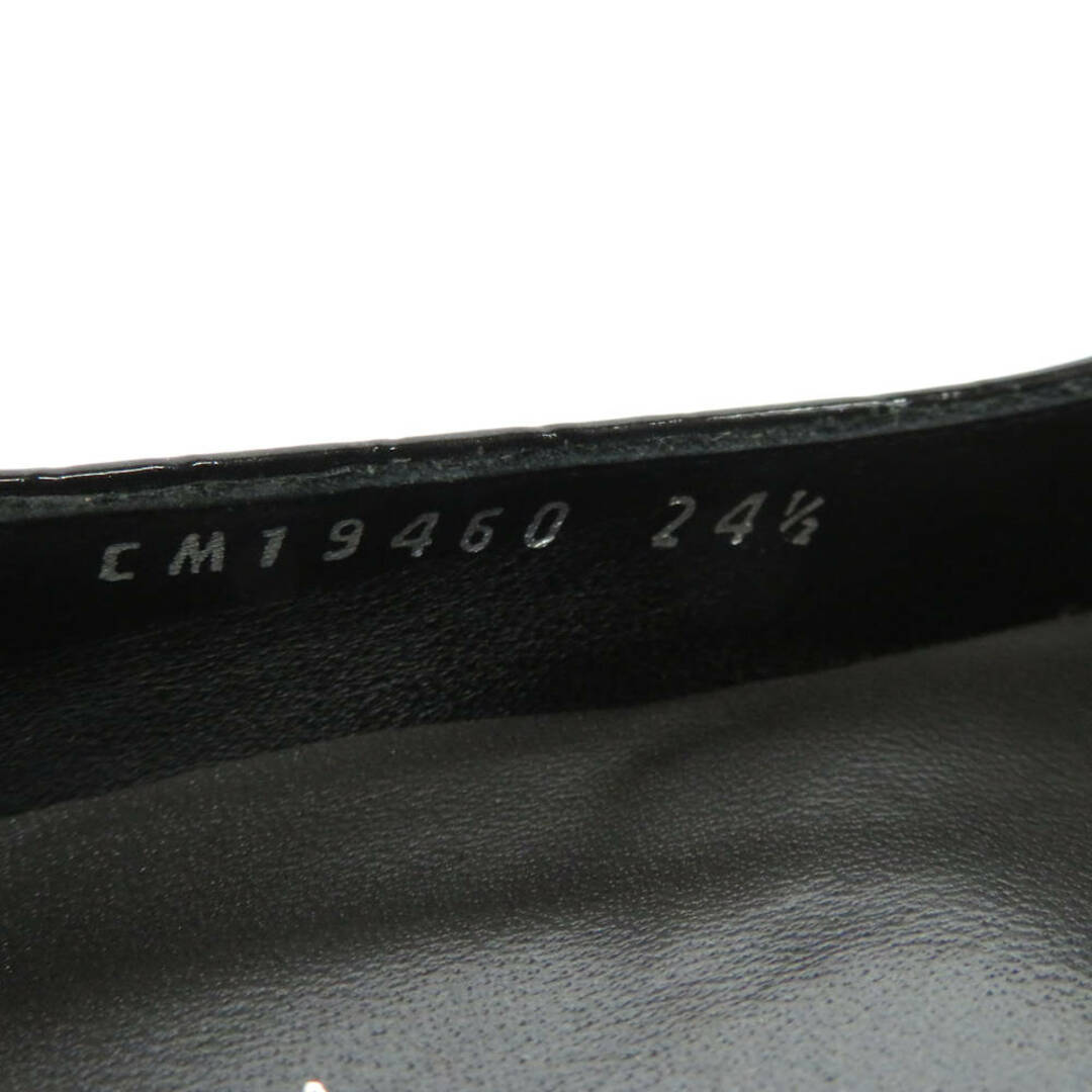 DIANA(ダイアナ)の美品 DIANA ダイアナ CM19460 ポインテッドトゥパンプス 24.5 	エナメル、レザー クロコ型押し ハイヒール 靴 レディース AU2240C  レディースの靴/シューズ(ハイヒール/パンプス)の商品写真