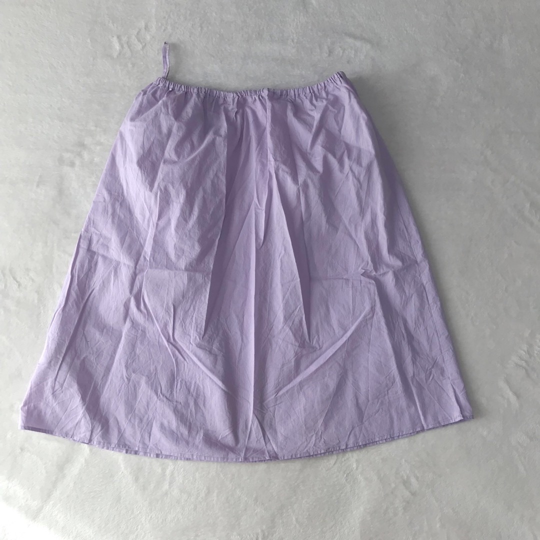 スローブイエナ　シャツワンピース　バンドカラー　ピンク　コットン　羽織り　長袖なし伸縮性