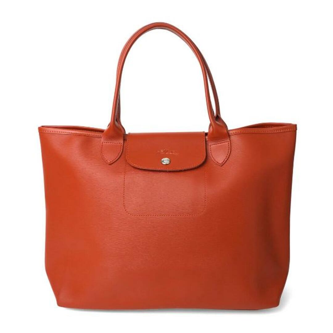 新品 ロンシャン LONGCHAMP トートバッグ ル プリアージュ シティ トップハンドルバッグ Lサイズ テラコッタ約18cm本体重量