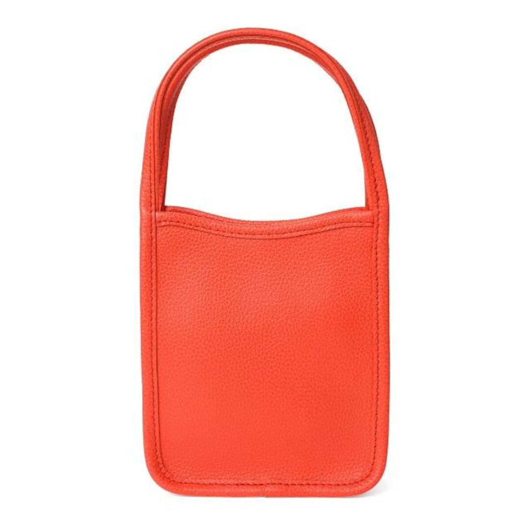 新品 ロンシャン LONGCHAMP ハンドバッグ ル フローネ トップハンドルバッグ XSサイズ オレンジ