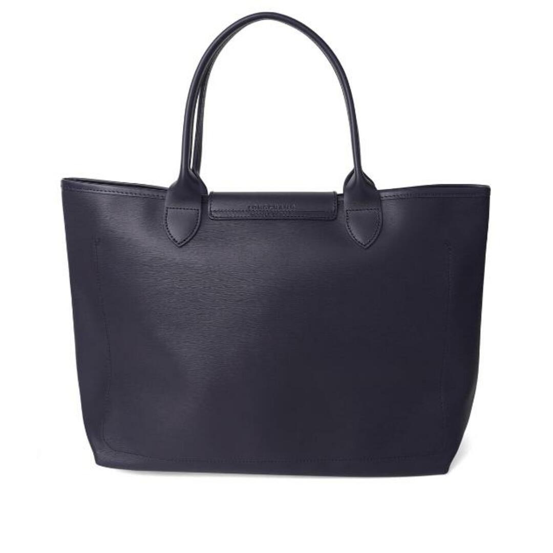 新品 Longchamp ネイビー ロンシャン Lサイズ トートバッグ