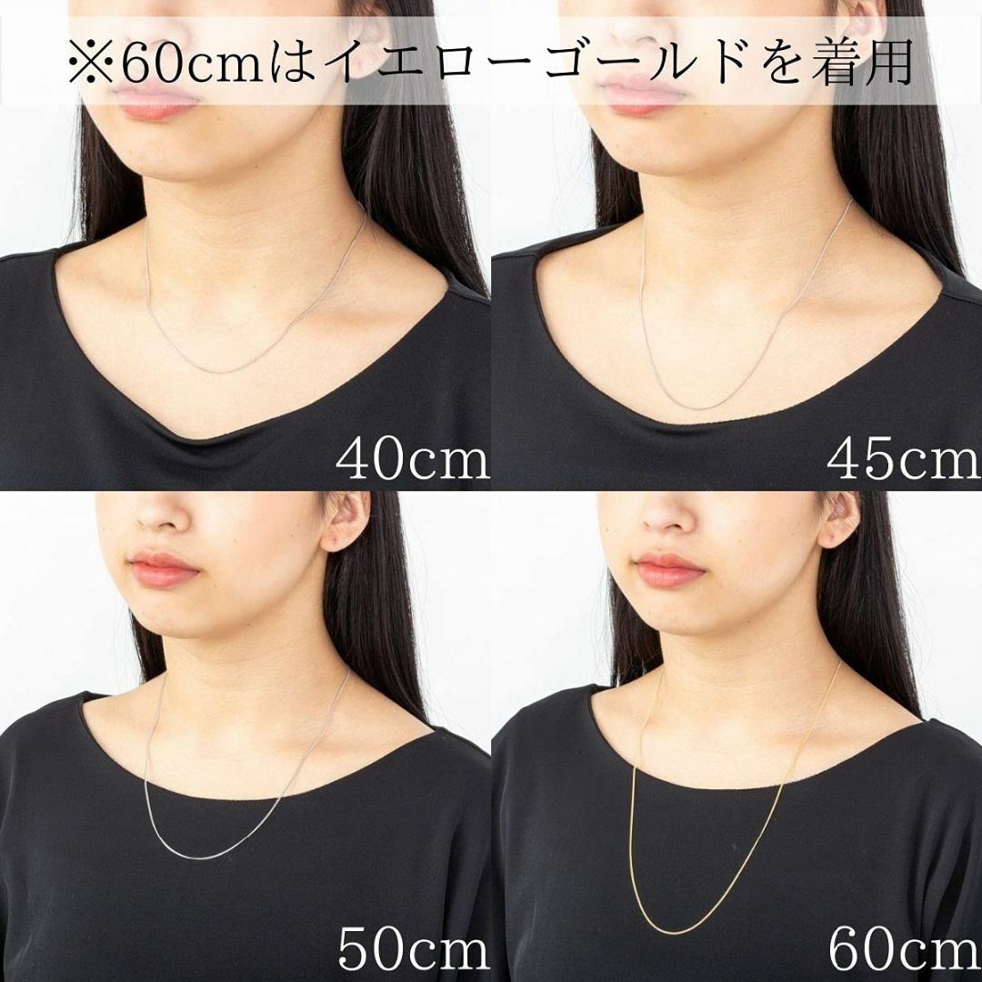 SmileSweety] 18金WG 喜平ネックレス 40cm 日本製 K18の通販 by ...