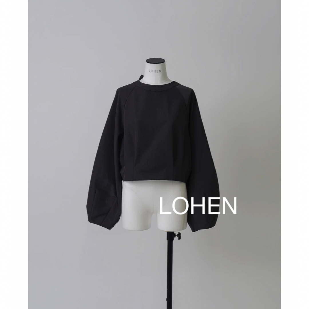 LOHEN ノット２WAYブラウス ブラック レディースのトップス(シャツ/ブラウス(長袖/七分))の商品写真