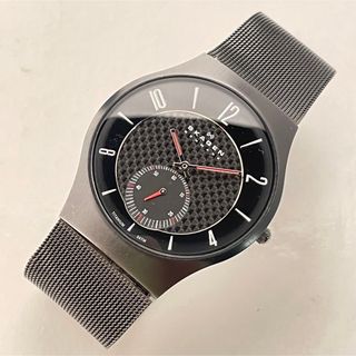 スカーゲン(SKAGEN)のSKAGEN スカーゲン 腕時計 チタン ブラック(腕時計(アナログ))