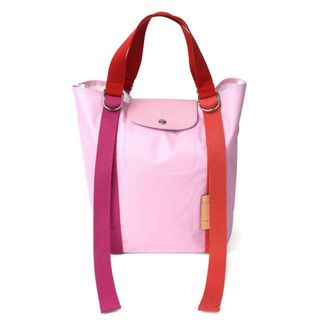 ロンシャン(LONGCHAMP)の新品 ロンシャン LONGCHAMP ハンドバッグ ル プリアージュ リプレイ トップハンドルバッグ Mサイズ ローズ(ハンドバッグ)