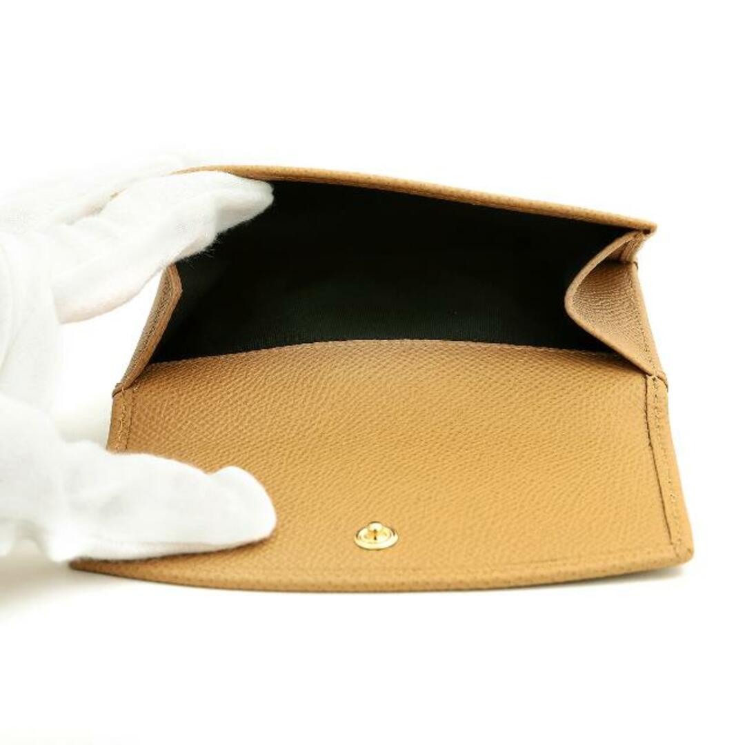Ferragamo(フェラガモ)の新品 フェラガモ FERRAGAMO 2つ折り財布 二つ折りウォレット キャメル レディースのファッション小物(財布)の商品写真