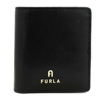 フルラ(Furla)の新品 フルラ FURLA 2つ折り財布 カメリア コンパクトウォレット S ネロ(財布)