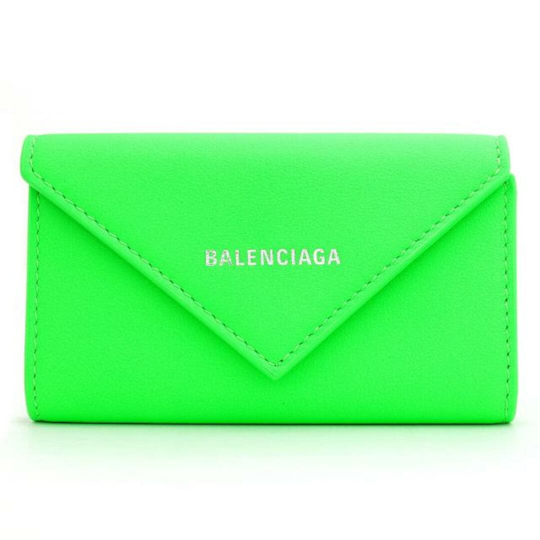 Balenciaga(バレンシアガ)の新品 バレンシアガ BALENCIAGA キーケース ペーパー フロー グリーン レディースのファッション小物(キーケース)の商品写真