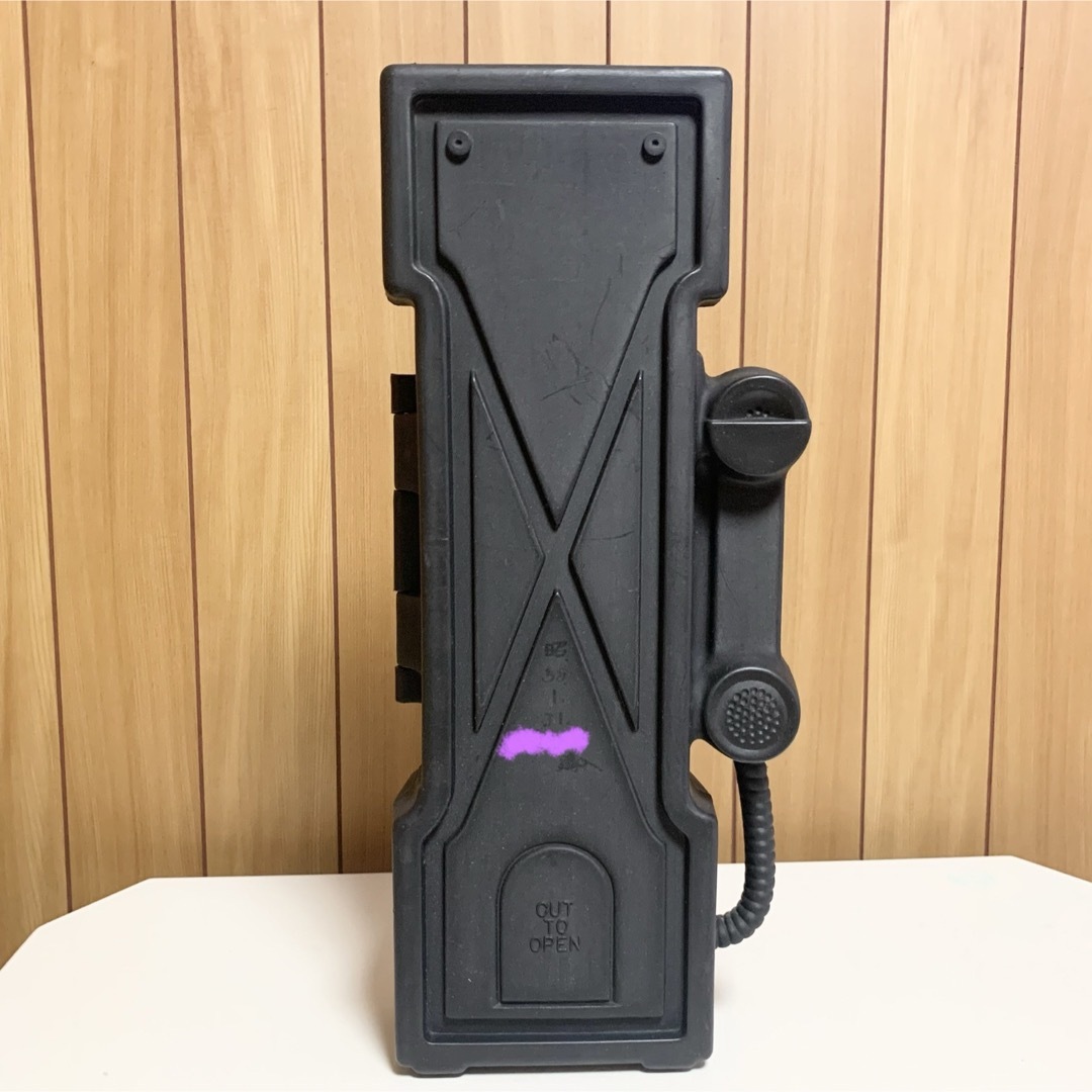 ☆匿名配送 公衆電話型貯金箱 黒電話 昭和レトロ ブラックの通販 ☆匿名配送 公衆電話型貯金箱 黒電話 昭和レトロ ブラックの通販