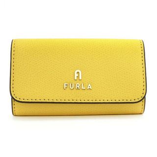 フルラ(Furla)の新品 フルラ FURLA キーケース カメリア KEYCASE ハニー/バレリーナ(名刺入れ/定期入れ)