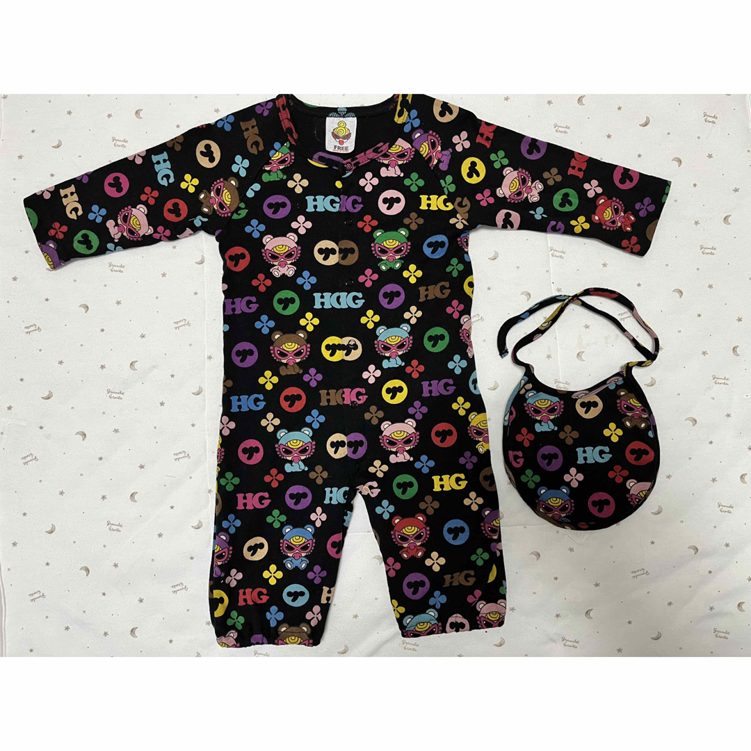 HYSTERIC MINI - 美品☆ヒステリックミニ テディモノグラム ロンパース