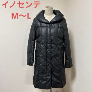 イノセンテ　美品　黒　ダウン(ダウンコート)