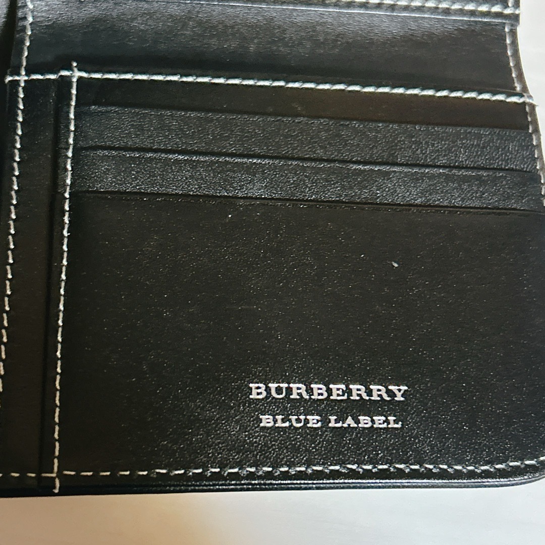 BURBERRY BLUE LABEL(バーバリーブルーレーベル)のBurberry 折り財布 二つ折り Blue label レディースのファッション小物(財布)の商品写真