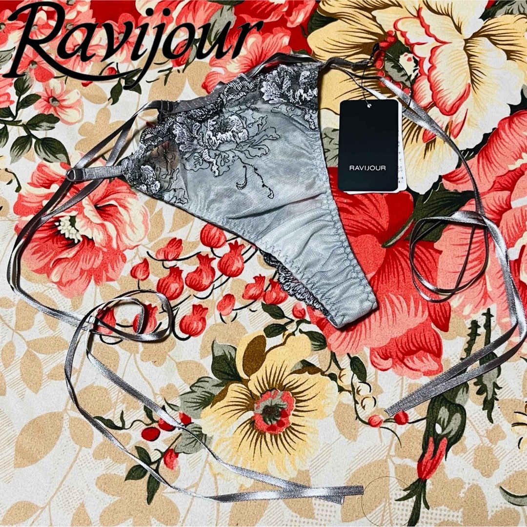 Ravijour☆ブラショーツ☆Tバックパンツ下着☆MINT花刺繍 Ravijour☆ブラショーツ☆Tバックパンツ下着☆MINT花刺繍